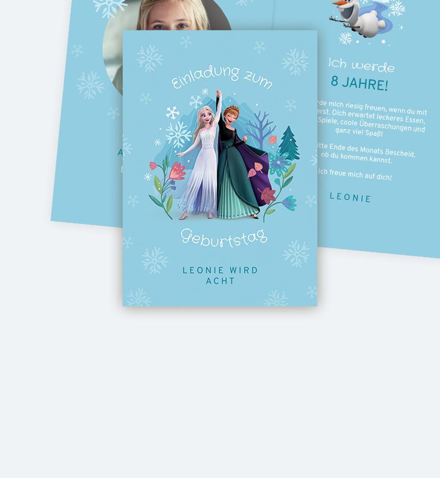 Einladung Frozen