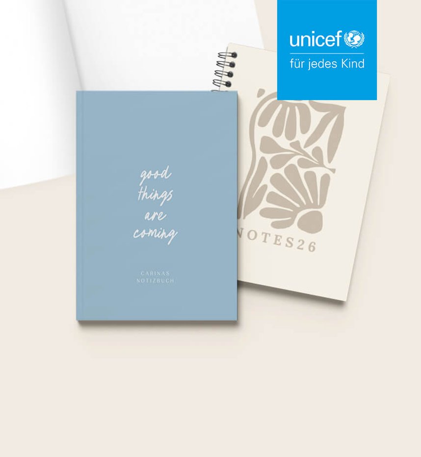 UNICEF Notizbücher