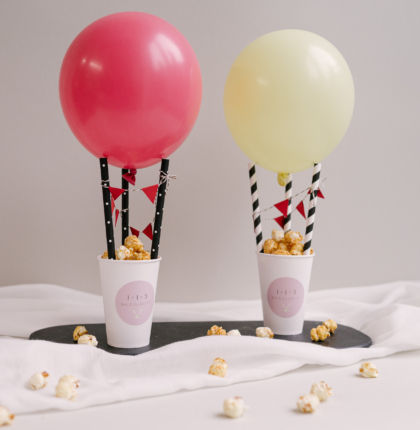 Babyparty Deko Heissluftballon
