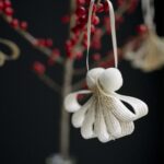 Buchpapier Engel Weihnachtsschmuck DIY