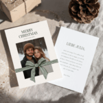 Weihnachtskarte im Design 