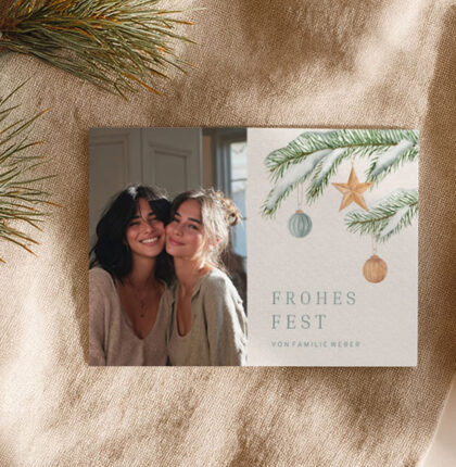 Persönliche Weihnachtsgeschenke-Ideen mit Fotos