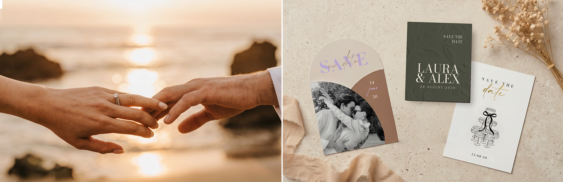 Save-the-Date Karten entdecken