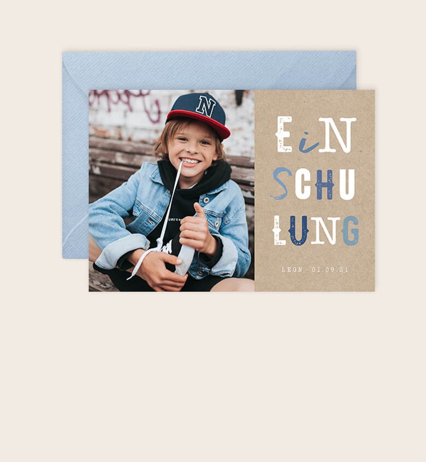 Einladungskarten Einschulung